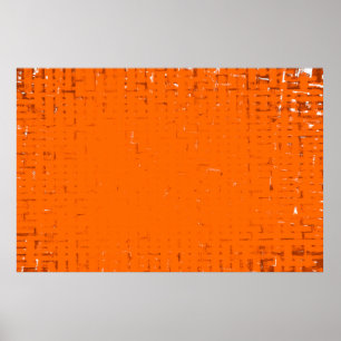 Poster Fundo verde castanho escuro. Cor de laranja branco