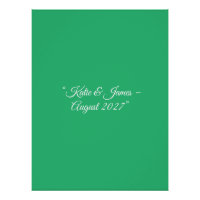 Fundo Verde de Casa - Design de Casamento