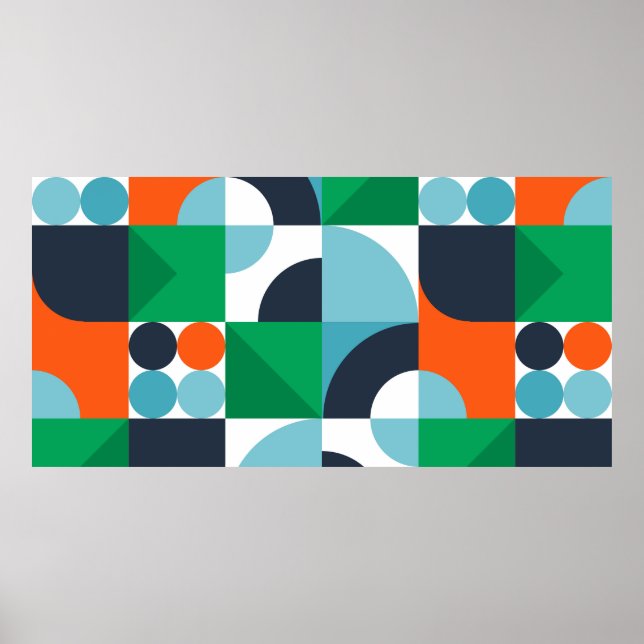 Poster Fundo Vintage abstrato (Frente)