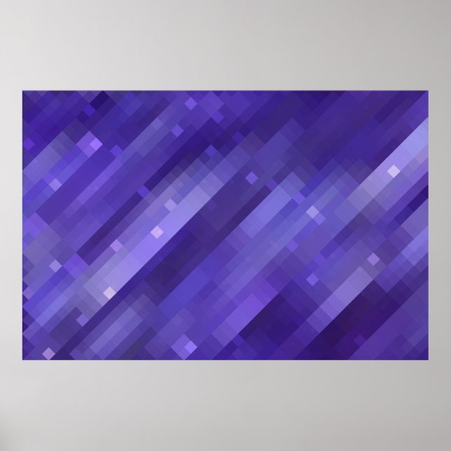 Poster Fundo violeta brilhante abstrato com glos (Frente)