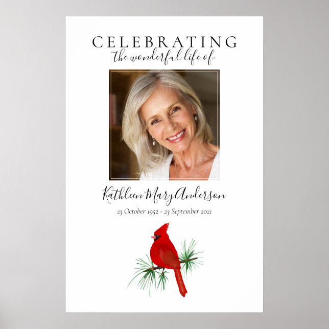 Poster Funeral Cardinal (Frente)