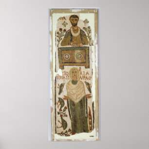 Póster Funeral stele of a banker and his daughter