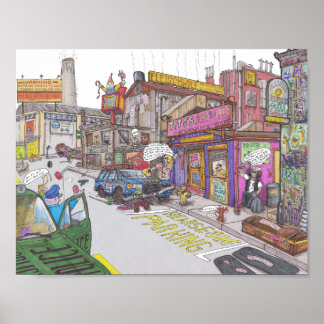 Poster Funerária do Tito's $10 Dollar