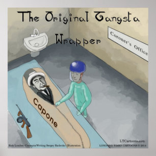 Poster Funerário do Al Capone