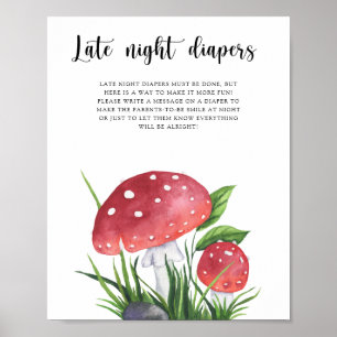 Poster fungos - Jogo de fraldas tarde da noite