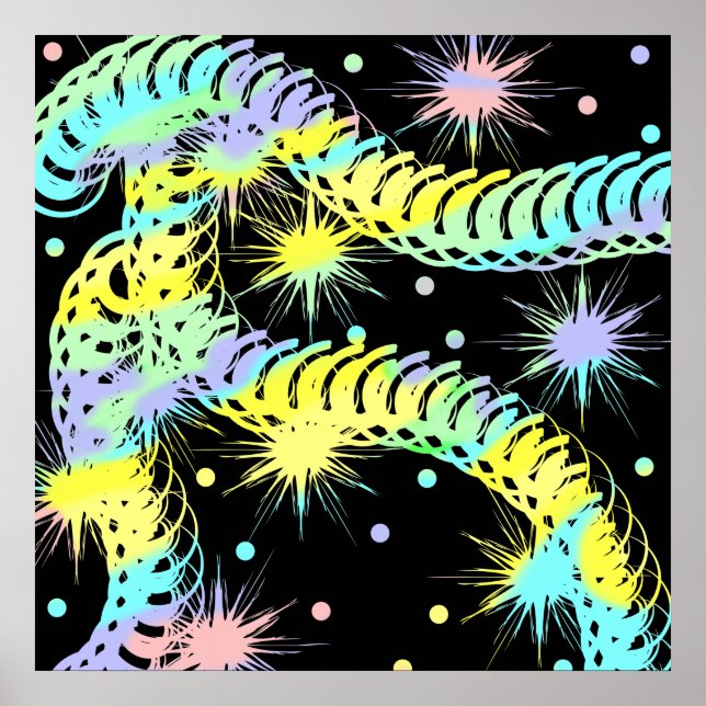 Poster Funky Colorful (Frente)