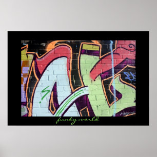 poster funky dos grafites