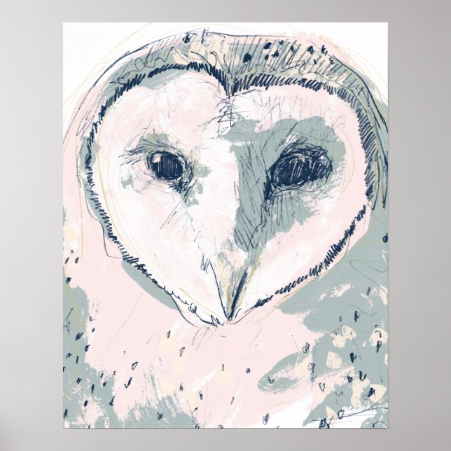 Poster Funky Owl Retrait (Frente)