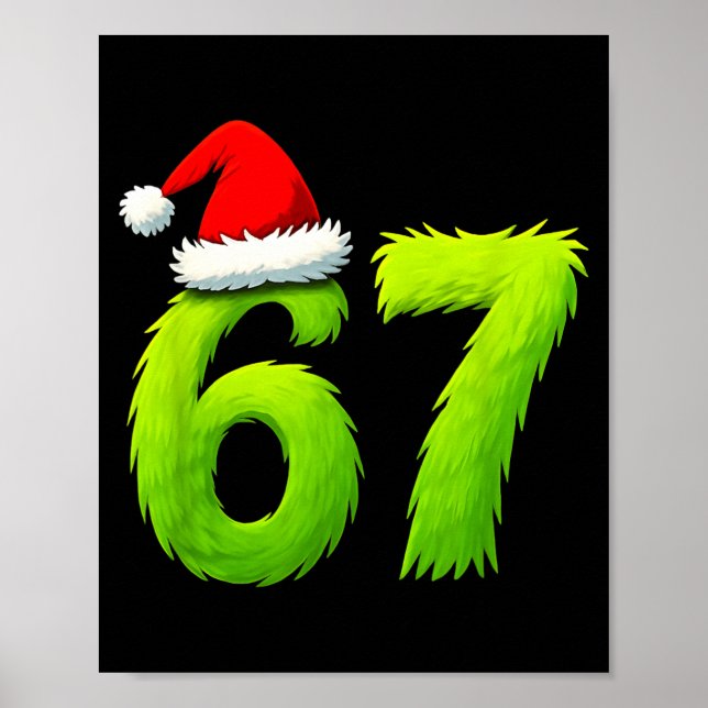 Poster Funny 67 Christmas Six Seven Meme 6 7 Teens Boys G (Frente)