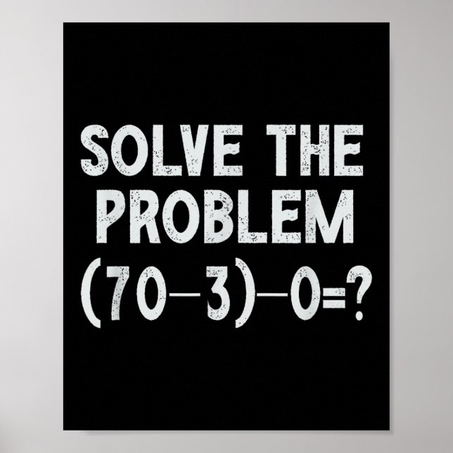 Poster Funny 67 Meme Pemdas Elementary Math Teacher Brain (Frente)