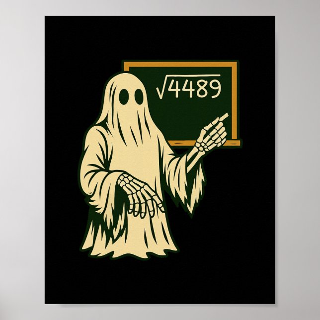 Poster Funny 67 Meme Square Root 4489 Slang Math Teacher  (Frente)