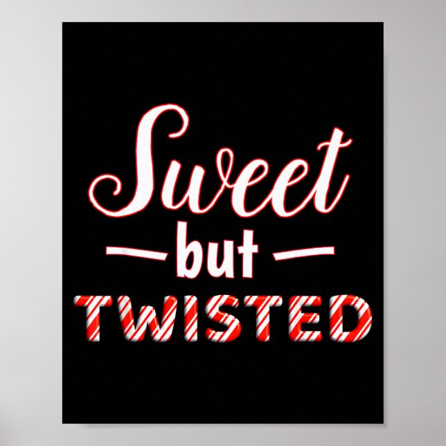 Poster Funny And Cute Sweet But Twisted  (Frente)