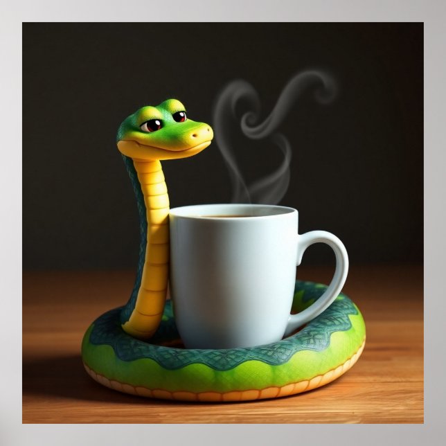 Poster Funny animal art – perfect gift for animal lovers  (Frente)