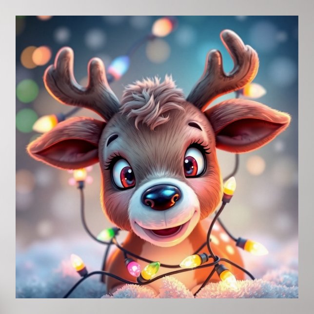 Poster Funny animal art – perfect gift for animal lovers  (Frente)