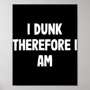Poster Funny Basball Hoops Tee Para Jovens Ballers
