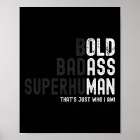 Funny Bold Mau Super Humano Pai Vovô Fath