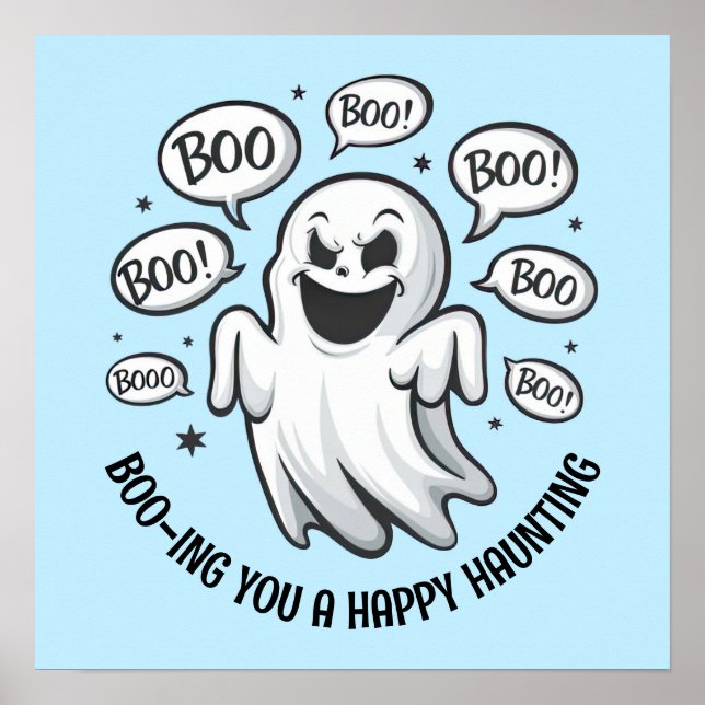 Poster Funny Boo Ghost (Frente)