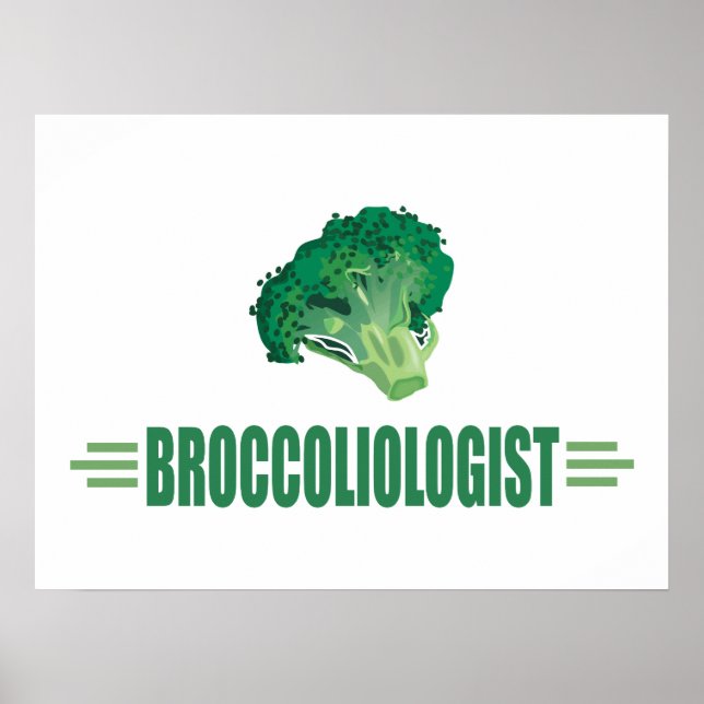 Póster Funny Broccoli (Frente)