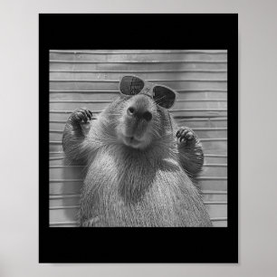 Poster Funny Capybara Oferta Legal Capybara Selfie Mens W