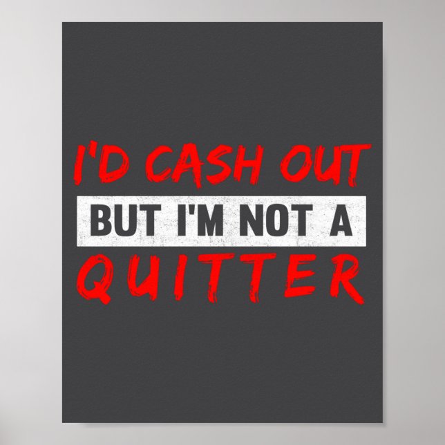 Poster Funny Casino Gambling Lover Gambler  (Frente)