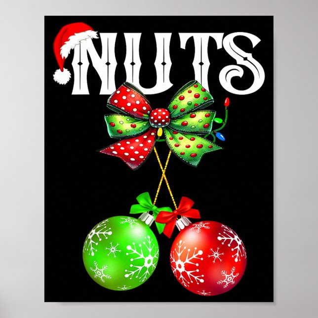 Poster Funny Chest Nuts Chestnuts Matching Family Christm (Frente)