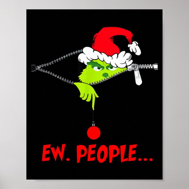 Poster Funny Christmas Ew People Men Women Kid Boys Girls (Frente)