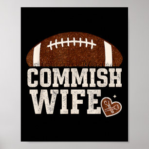 Poster Funny Comme Wife Fantasy Futebol Cute League Co