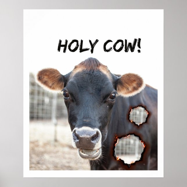 Poster funny cow wall art (Frente)