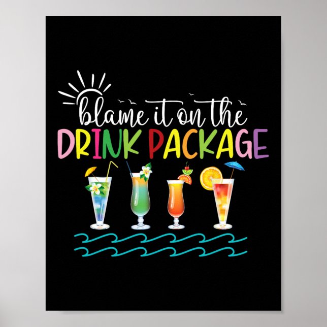 Poster Funny Cruise Summer 2024 Culpa-A No Pac De Bebida (Frente)