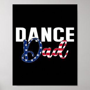Poster Funny Dance Pai Dancing Prop American Flag Orud F