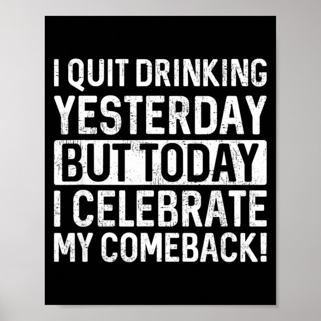 Poster Funny Day Drinking Shirts Men Women Adult Humor Dr (Frente)