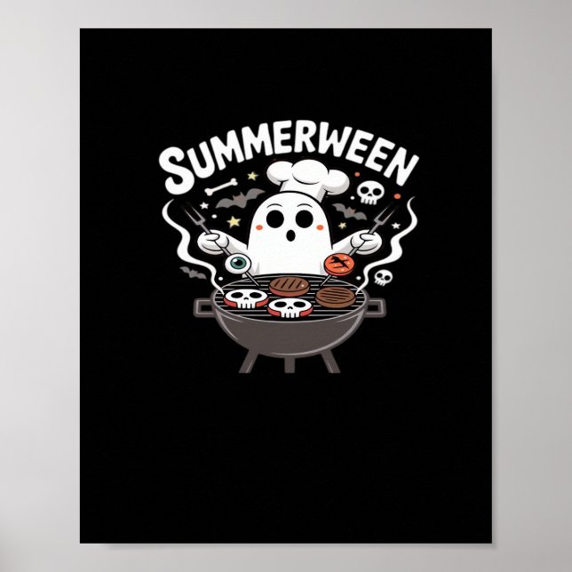 Poster Funny de CHURRASCO Summerween (Frente)
