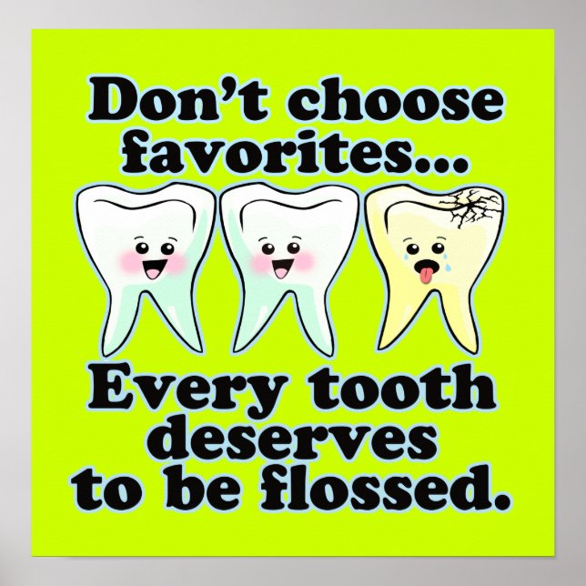 Póster Funny Dentist Office Trabalho de arte (Frente)