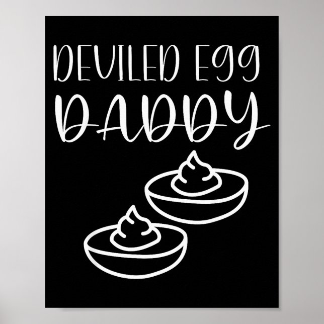 Poster Funny Deviled Egg Daddy  (Frente)