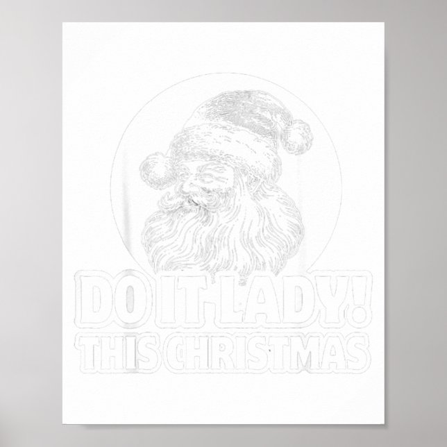 Poster Funny Do It This Christmas Holiday Festive  (Frente)