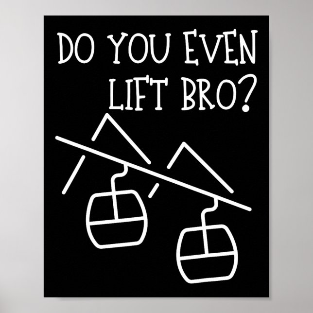 Poster Funny Do You Even Lift  (Frente)
