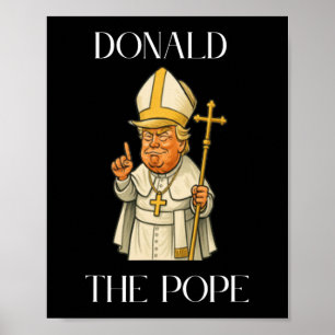 Poster Funny Donald Trump Pope