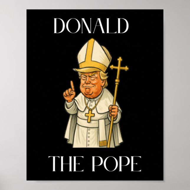 Poster Funny Donald Trump Pope (Frente)