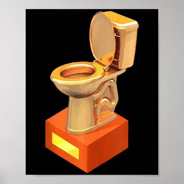 Poster Funny Fantasy Football Loser Toilet  (Frente)