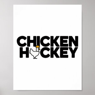 Poster Funny Frango Jockey Pilha Repetir Piada Meme H