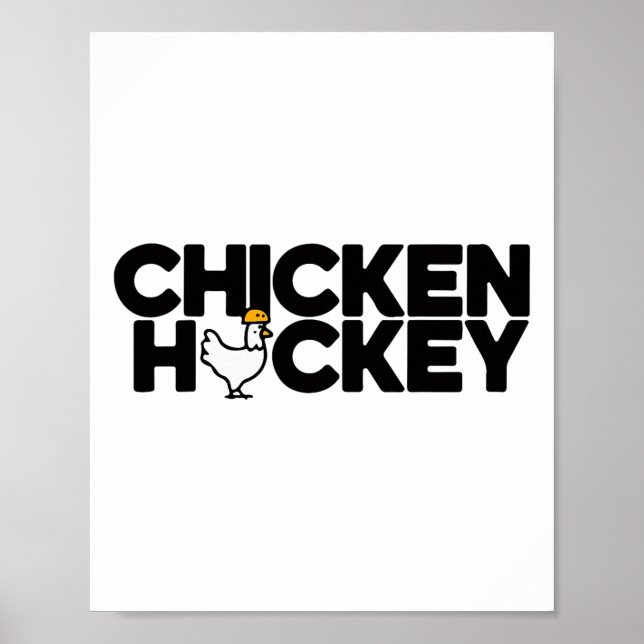 Poster Funny Frango Jockey Pilha Repetir Piada Meme H (Frente)
