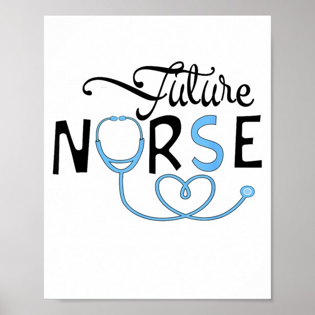 Poster Funny Future Nurse Nursing School Student Nurse In (Frente)