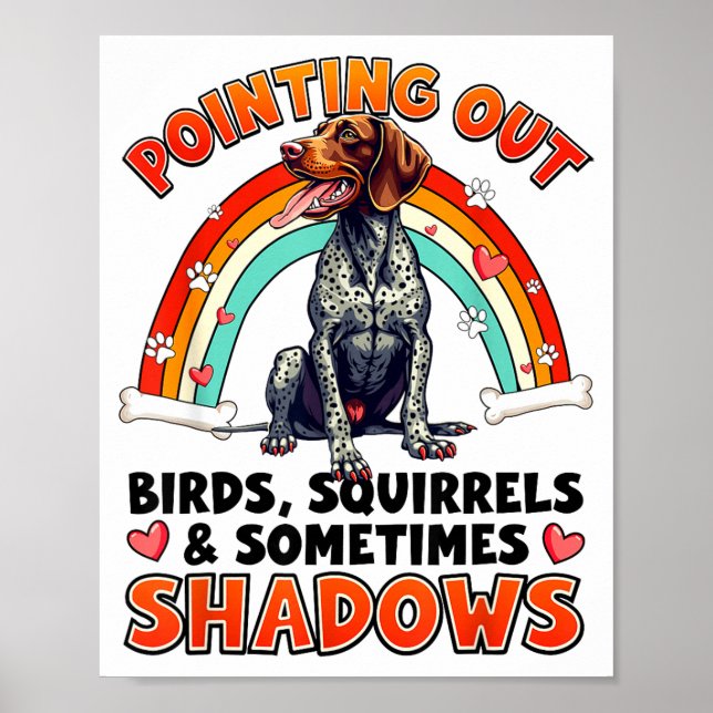 Poster Funny German Shorthaired Inter Design For Dog Love (Frente)