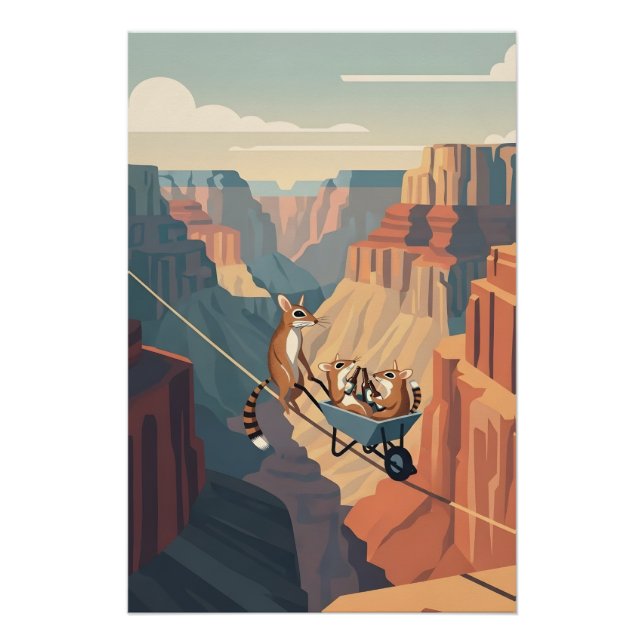 Póster Funny Grand Canyon (Frente)