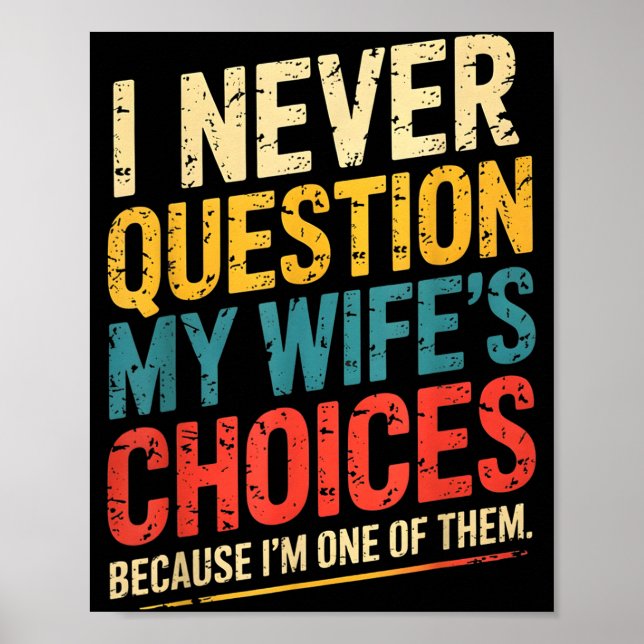 Poster Funny Groovy Dad Joke Quote For Husband Fathers Da (Frente)