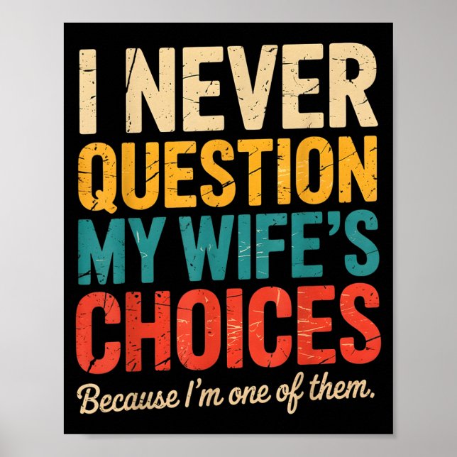 Poster Funny Groovy Dad Joke Quote For Husband Fathers Da (Frente)