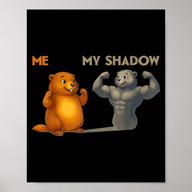 Poster Funny Groundhog Day  (Frente)