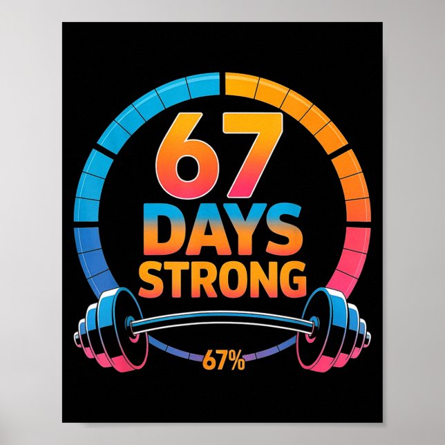 Poster Funny Gym Meme 67  (Frente)