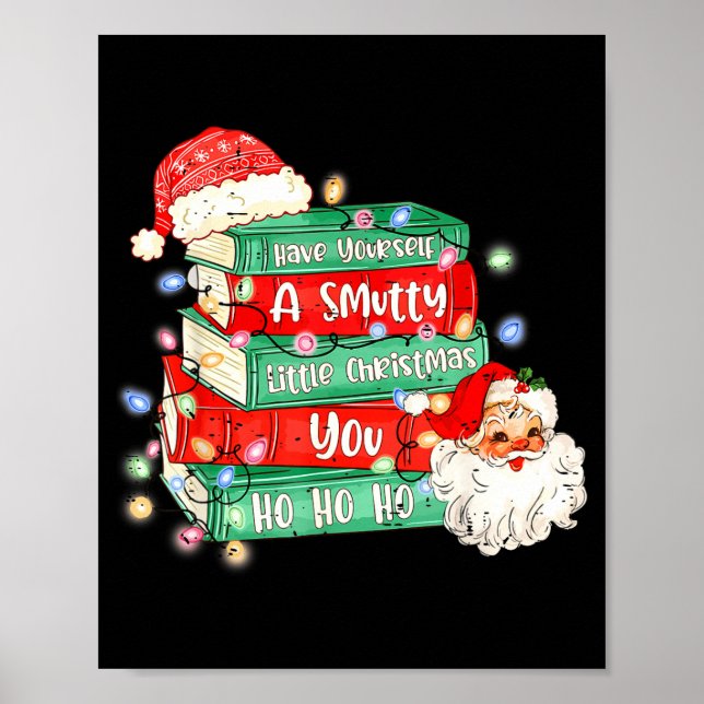 Poster Funny Have Yourself A Smutty Little Christmas Book (Frente)