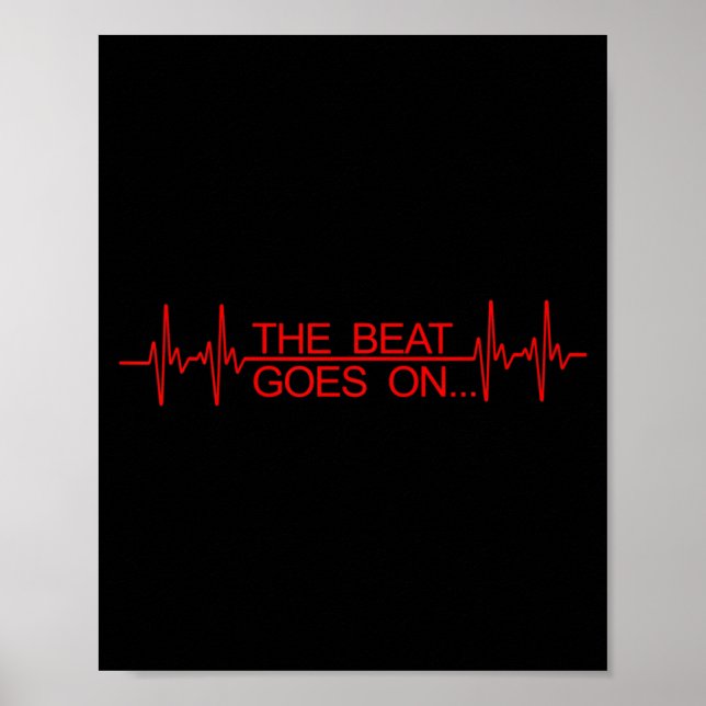 Poster Funny Heart Transplant Art Men Women Heart Attack  (Frente)